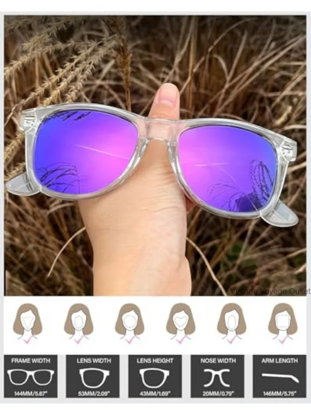 3 Pack Polarized Sunglasses UV400 Protection Square Frame Unisex Plastic